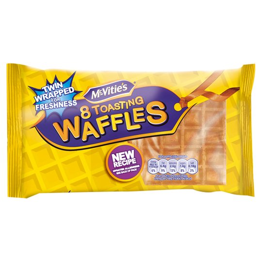 Mcvitie S Mcvities Toasting Waffles Pk Compare Prices Buy Online