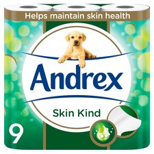 Andrex Skin Kind Toilet Tissue 9 Rolls