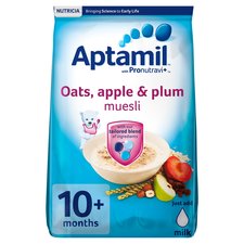 Aptamil Oats Apple & Plum Muesli 275G 10 Month Plus
