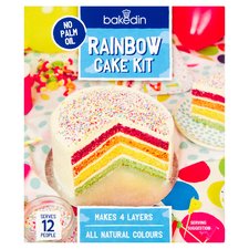 Bakedin Rainbow Cake Mix 490G