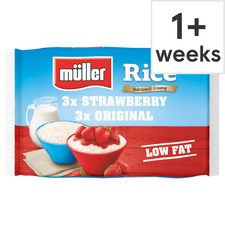 Muller Rice Original & Strawberry 6X180g
