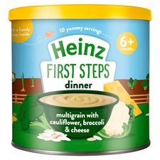 Heinz First Steps Multigrain Cauliflower Broccoli Cheese 200G