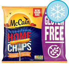 Mccain Home Chips Straight Gluten Free 1.6Kg