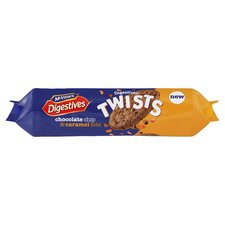 Mcvities Digestive Twists Chocolate Chip & Caramel 276G