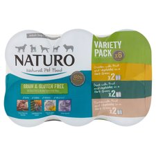 Naturo Dog Grain & Gluten Free Variety 6 X 390G