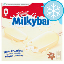 Nestle Milky Bar White Chocolate Ice Cream 6X50ml