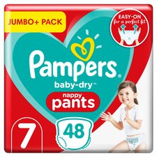 Pampers Baby Dry Pants Jumbo Pack Size 7 48 Nappies