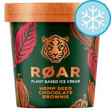 Roar Hemp Seed Chocolate Brown Plant Base Ice Cream 500Ml