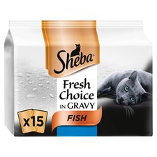 Sheba Fresh Cat Fish Collection In Gravy 15X50g