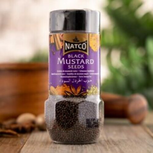 Natco Black Mustard Seeds Jar 100g