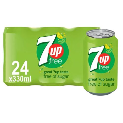 7Up Free 330Ml 24 Pack