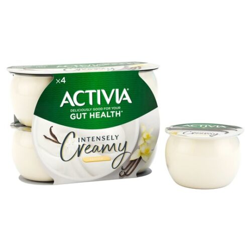 Activia Intensely Creamy Vanilla 4X110g