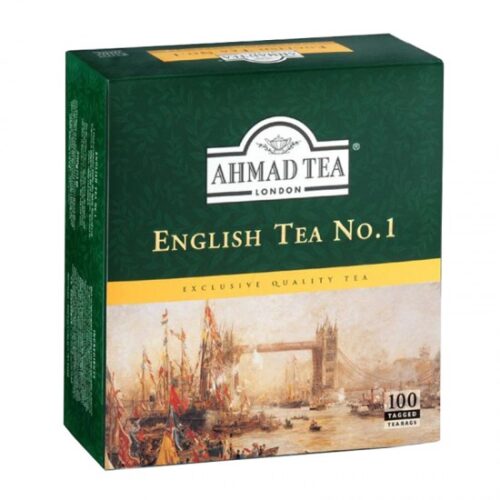 Ahmad English Tea Plain 100 Tea Bags No. 1