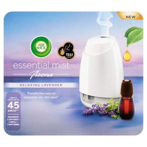 Airwick Air Freshener Essential Mist Aromatherapy Lavender Kit 20Ml