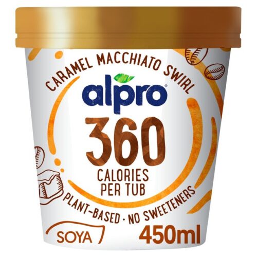 Alpro 360 Caramel Macchiato Ice Cream 450Ml