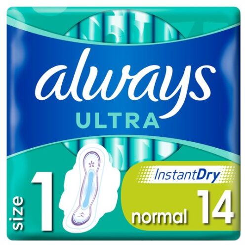 Always Ultra Normal Sanitary Towels 14 Pack