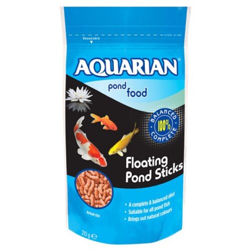 Aquarian Pond Food Floating Sticks 210G