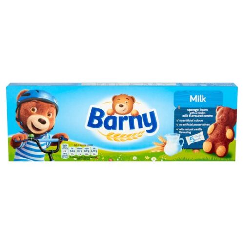 Barny Milk Kids Sponge Bear 5 Pack 150G