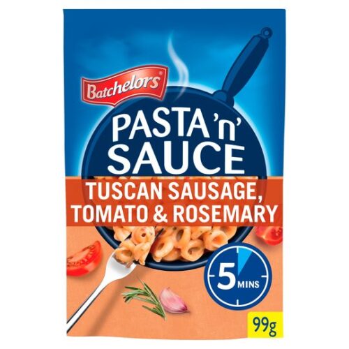 Batchelors Pasta & Sauce Sausages Tomato Rosemary 99G