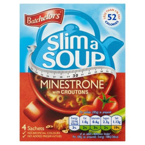 Batchelors Slim-A-Soup Minestrone 4S 61G