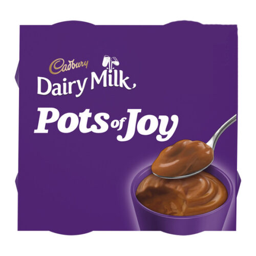 Cadbury Dairy Milk Pots Of Joy Chocolate Dessert 4Pack 260G