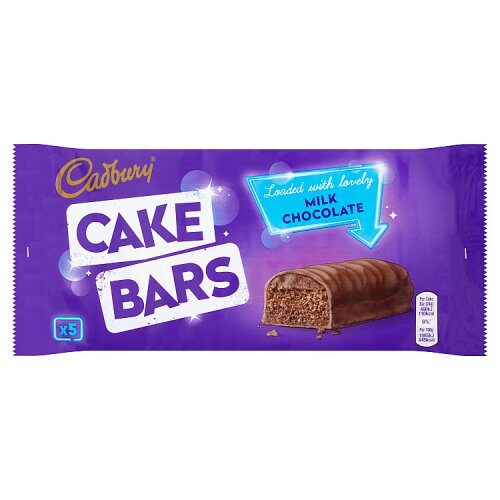 Cadbury Milk Chocolate Cake Bars 5 Pack