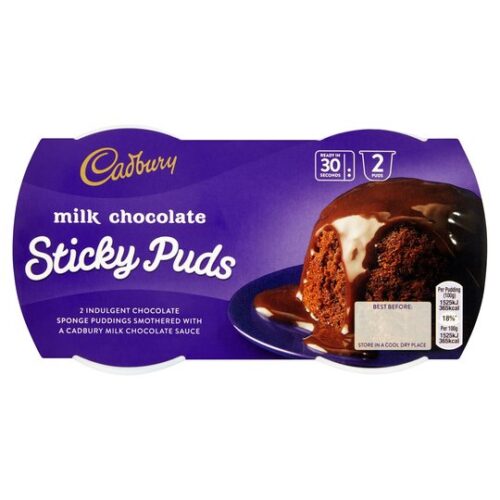 Cadbury Milk Chocolate Puddings 2X95g