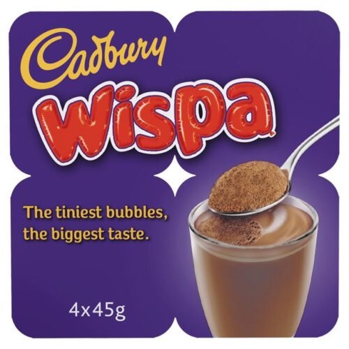 Cadbury Wispa Bubbles Of Joy Chocolate Mss 4X45g