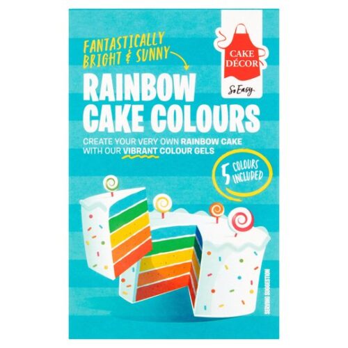 Cake Decor Rainbow Cake Colours Kit 50G