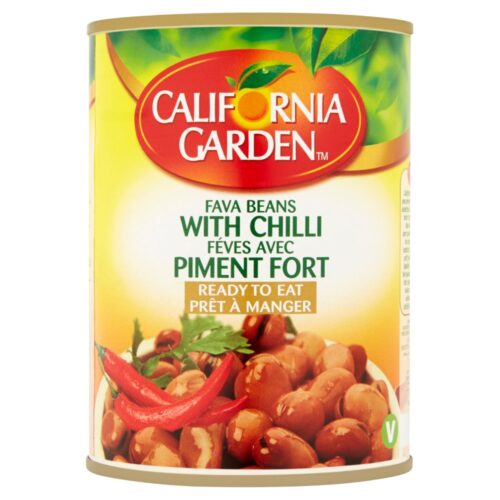 California Garden Fava Beans with Chilli 400g