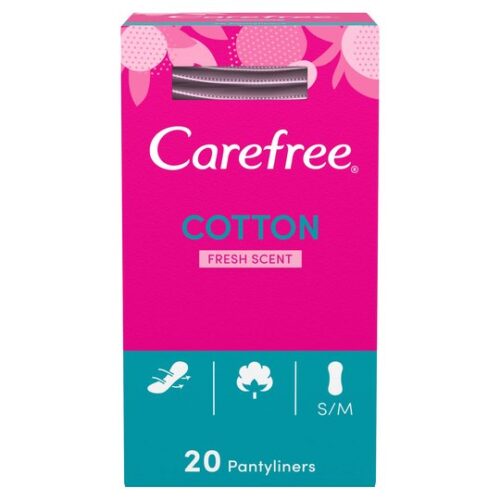 Carefree Normal Panty Liner Cotton Fresh Scent X20