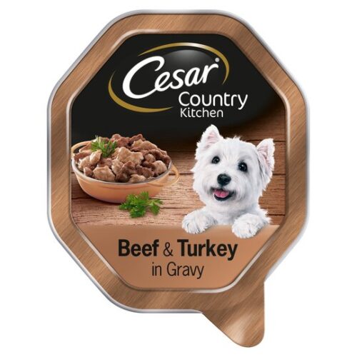 Cesar Beef & Turkey In Gravy 150G