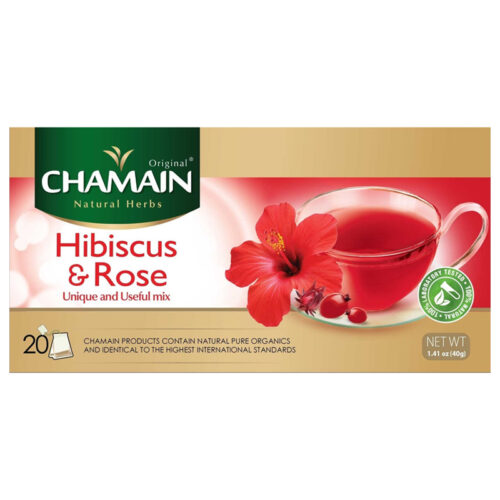 Chamain Hibiscus and Rose Tea 20 Bag