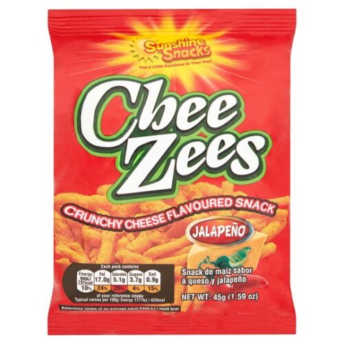 Cheezees Jalapeno 45G