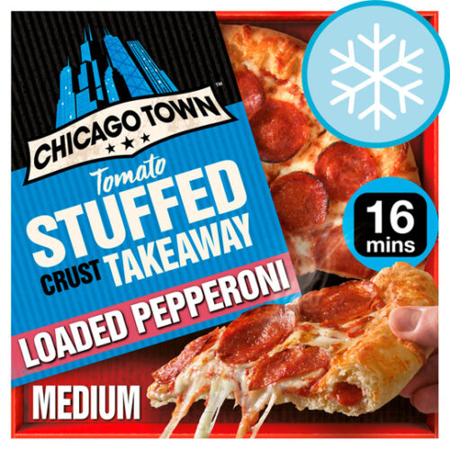 Chicago Town Medium Takeaway Pepperoni Pizza 490G