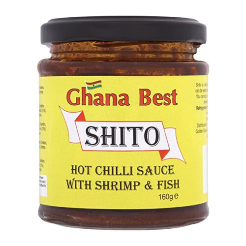 Chilli Sauce with Fish and Shrimp | Shito Hot Ghana Best 160g