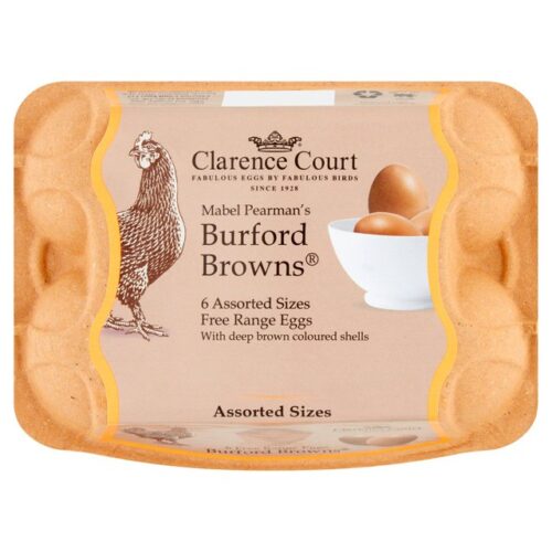 Clarence Court Burford Browns Free Range Eggs 6 Pack