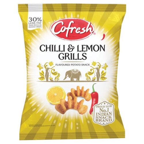 Cofresh Chilli & Lemon Flavour Potato Grills 80G