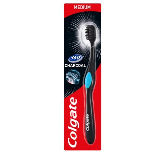 Colgate 360 Charcoal Manual Toothbrush