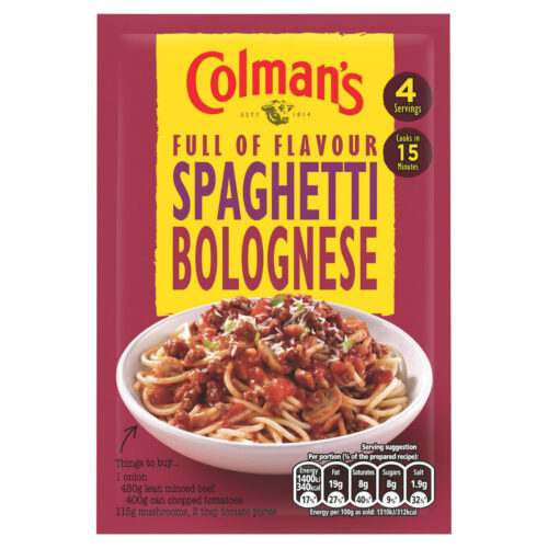 Colman’s Spaghetti Bolognese Recipe Mix 44G