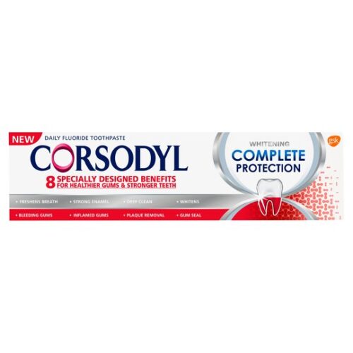 Corsodyl Complete Protection Whitening Toothpaste 75Ml