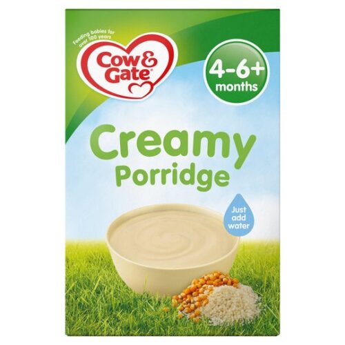 Cow & Gate Creamy Porridge Baby Cereal 4-6 Months 125G