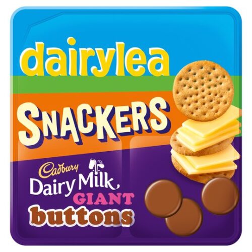 Dairylea Snacker Cheese Cracker & Buttons 72.8G