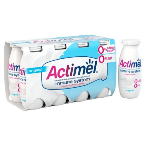 Danone Actimel Fat Free Original Drink 8X100g