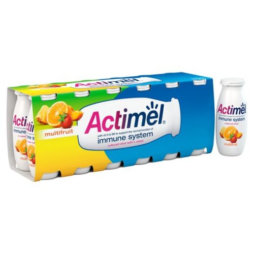 Danone Actimel Multifruit Drink 12X100g