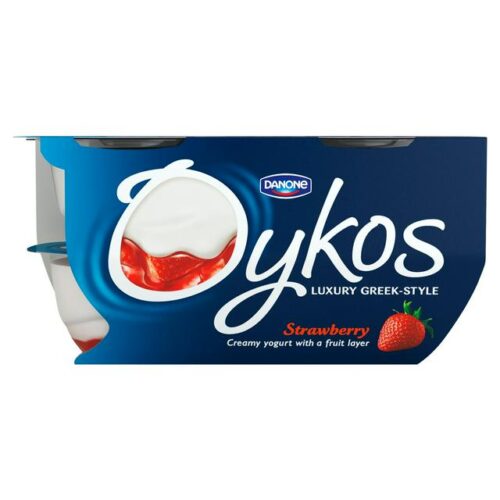 Danone Oykos Greek Style Yogurt Strawberry 4X110g