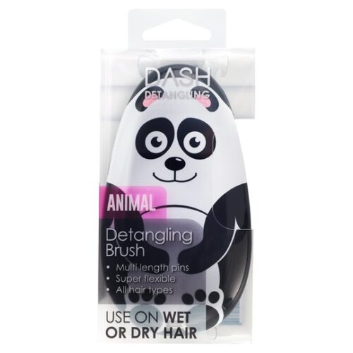 Dash Detangling Panda Animal Hairbrush