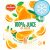 Del Monte 100% Juice Orange Ice Lollies 3 X 75Ml