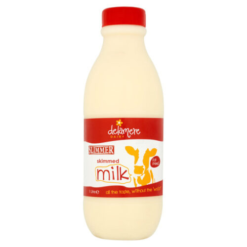 Delamere Skimmed Sterilised Milk 1L