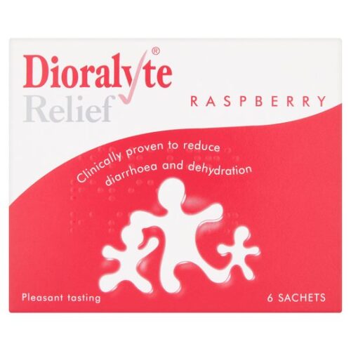 Dioralyte Relief Raspberry Sachets 6’S